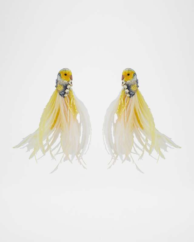 Amarillo Bird Earrings